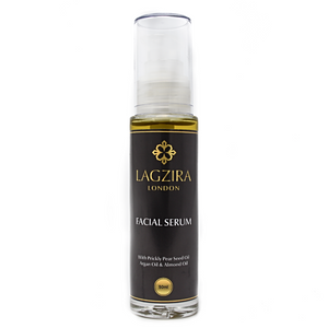 Organic Facial Serum With Prickly Pear Seed Oil, Argan Oil & Almond Oil 50ml - Lagzira London