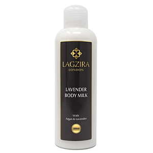 Organic Body Milk With Argan Oil And Lavender 200ml - Lagzira London