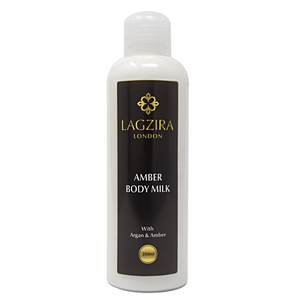 Organic Body Milk With Argan Oil And Amber 200ml - Lagzira London