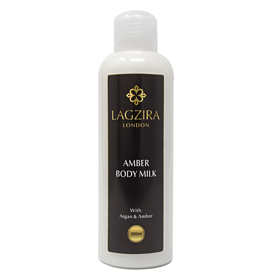 Organic Body Milk With Argan Oil And Amber 200ml - Lagzira London