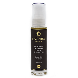 Pure Liquid Gold Organic Moroccan Argan Oil With Eucalyptus 50ml - Lagzira London