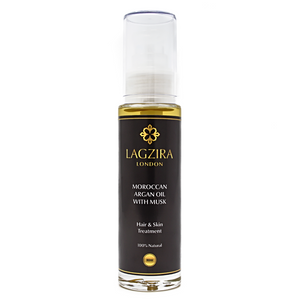 Pure Liquid Gold Organic Moroccan Argan Oil With Musk 50ml - Lagzira London