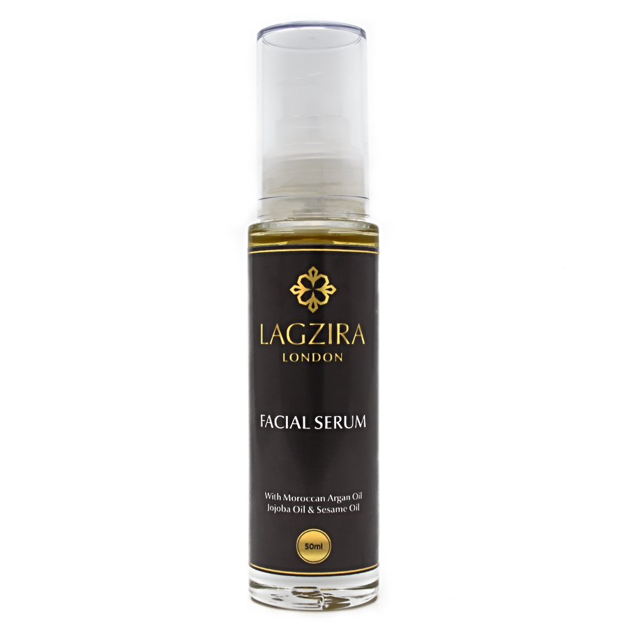 Organic Facial Serum With Argan Oil, Jojoba Oil & Sesame Oil 50ml - Lagzira London
